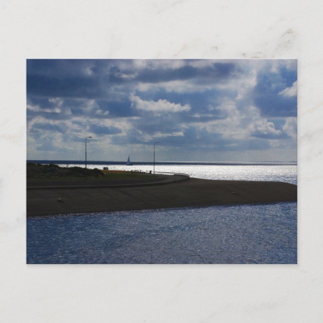 Texel Coastline Postkarte (Vorderseite)