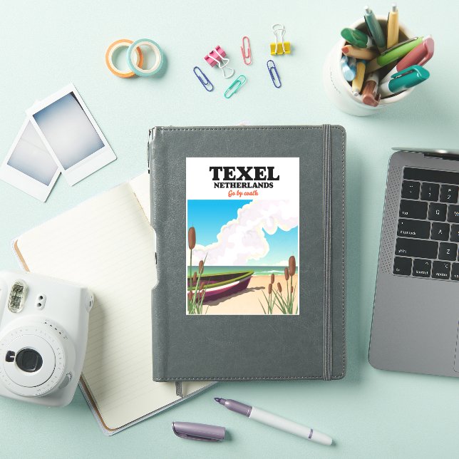 Texel Netherlands Reiseposter Aufkleber (iPad Hülle)