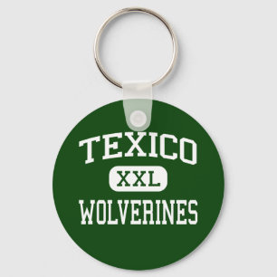 Texico - Vielfrasse - hoch - Texico New Mexiko Schlüsselanhänger