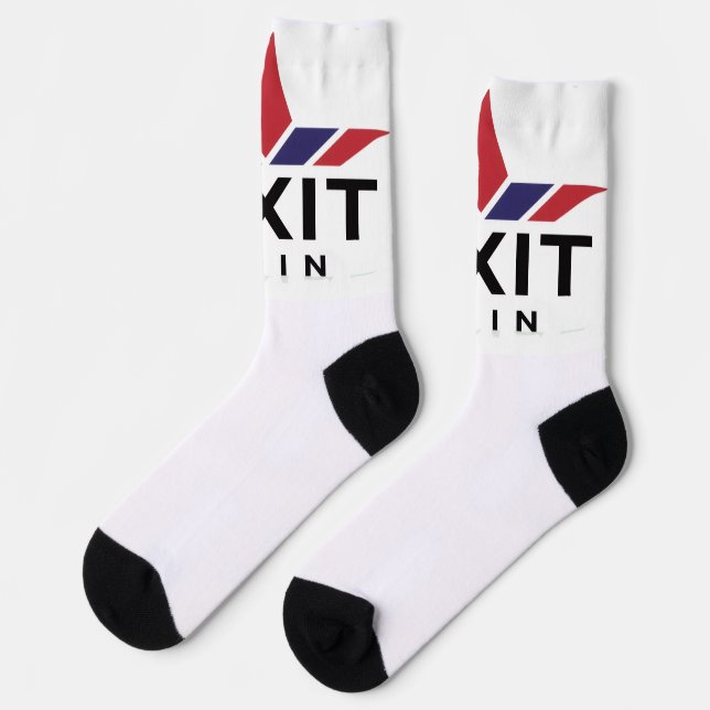 TeXit-Coin-Logo Socken (Linkes Detail)