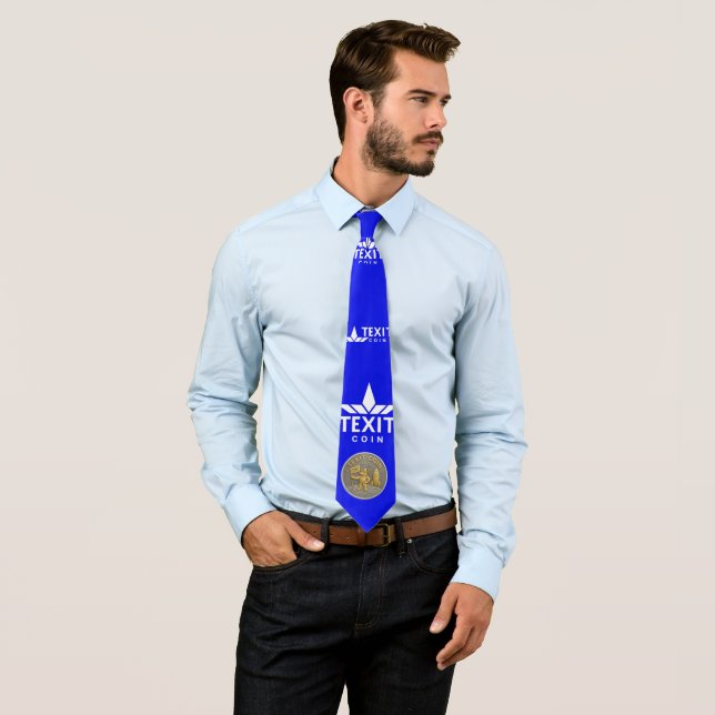 TeXit Coin Men's Krawatte (Beispiel)