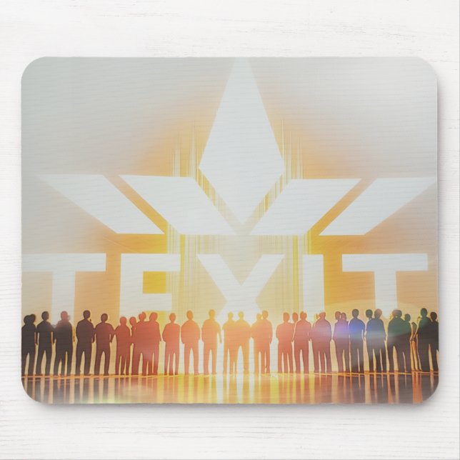 TeXit Coin  Mousepad (Vorne)