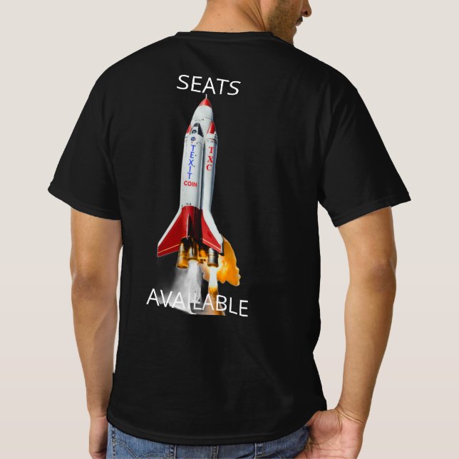 TEXIT-COIN-SITZE VERFÜGBAR TXC ARMADILLO-COIN T-Shirt (Rückseite)