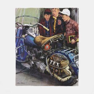 Texs Motorrad Fleecedecke