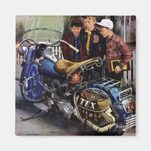 Texs Motorrad Magnet