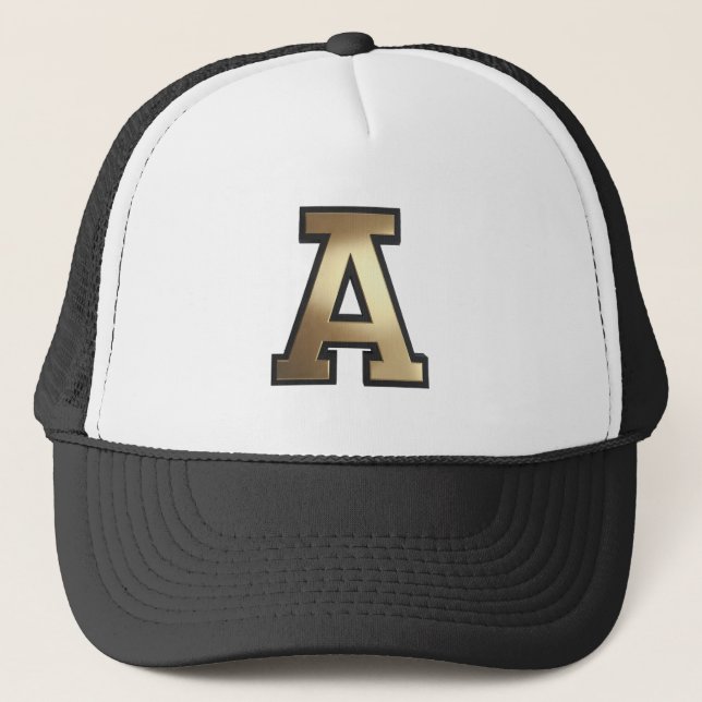 Text "A" Truckerkappe (Vorderseite)