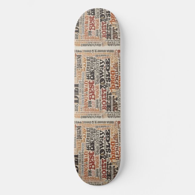 TEXt AI Mode Skateboard (Vorderseite)