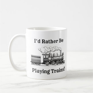 Text ändern, den ich lieber mit dem Zug spielen wü Kaffeetasse