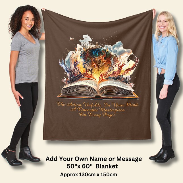 Text ändern, die Aktion entfaltet sich im Kopf, Bu Fleecedecke (Von Creator hochgeladen)