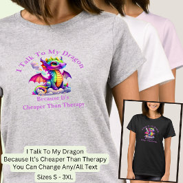 Text ändern, mit Drachen sprechen billiger als The T-Shirt