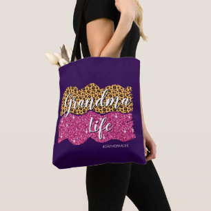 Text ändern Name #GrandmaLife Oma Life hinzufügen Tasche