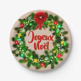 Text-Assiette-Joyeux-Noël 7 bearbeiten" Pappteller