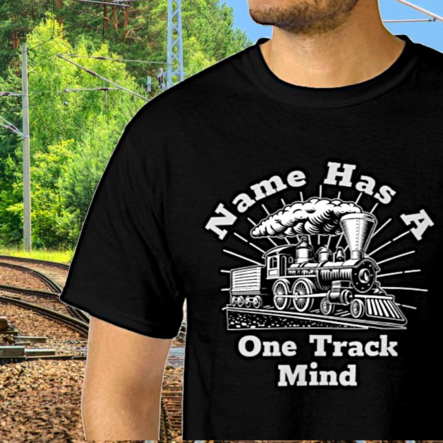 Text bearbeiten hinzufügen, hat einen Track-Mind-D T-Shirt (Von Creator hochgeladen)