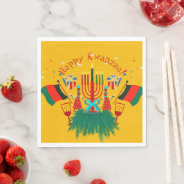 Text bearbeiten Matching Kwanzaa Party Luncheon Serviette