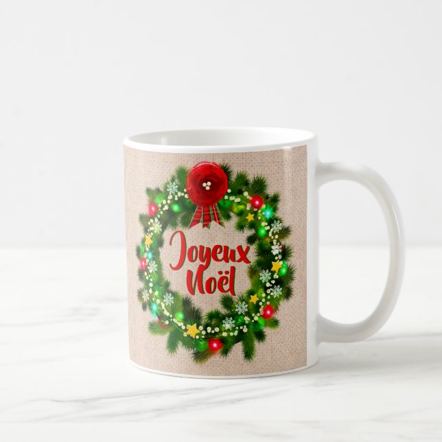 Text bearbeiten Tasse de joyeux Noël (Rechts)