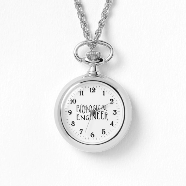 Text des biologischen Ingenieurs Armbanduhr (Vorderseite)