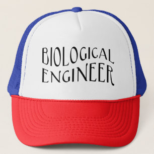 Text des biologischen Ingenieurs Truckerkappe