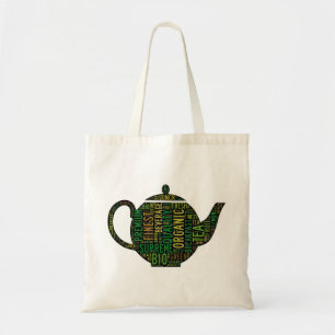 Text-Design für Black Teapot Tragetasche