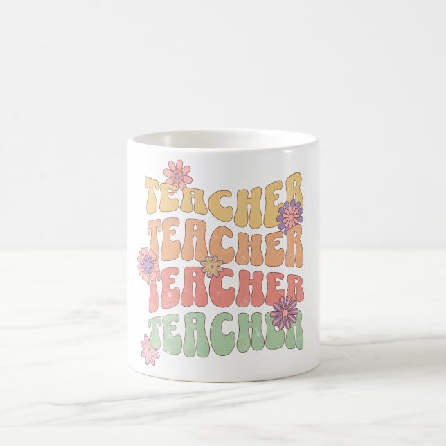 Text-Design im Retro-Stil Kaffeetasse (Mittel)