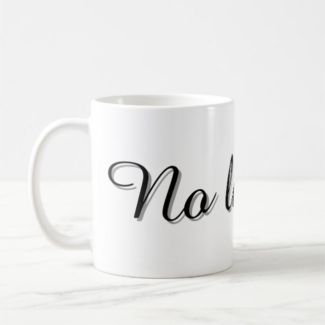 Text Design Mug Kaffeetasse (Links)