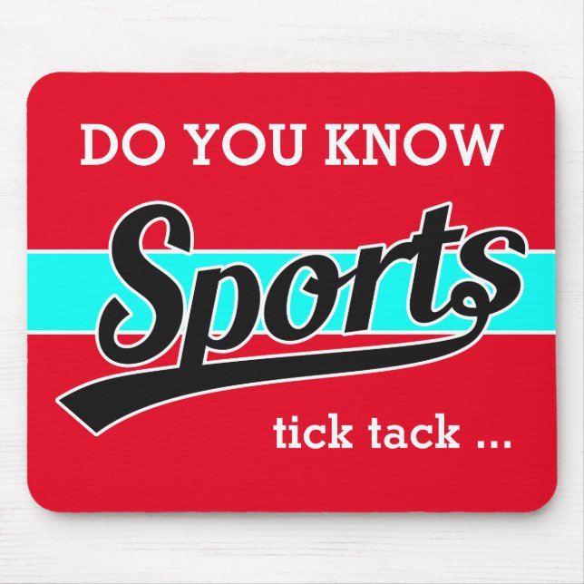 Text-Design: SPORTschwarz + Ihr eigener Text & Ide Mousepad (Vorne)