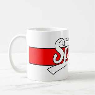 Text-Design: SPORTweiß + Ihr eigener Text & Ideen Kaffeetasse