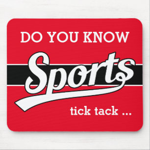 Text-Design: SPORTweiß + Ihr eigener Text & Ideen Mousepad