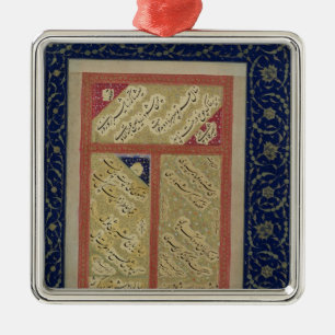 Text eines Gedichtes von einem Album Silbernes Ornament