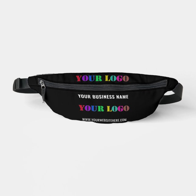 Text-Fannopack für benutzerdefinierte Firmenlogos  Bauchtasche (Vorderseite)