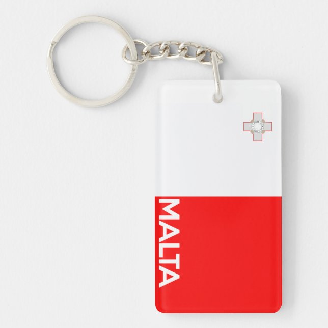 Text für das Symbol für Maltesienflagge Schlüsselanhänger (Vorderseite)