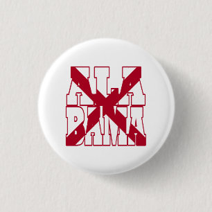 Text für die Alabama-Staatsflagge Button