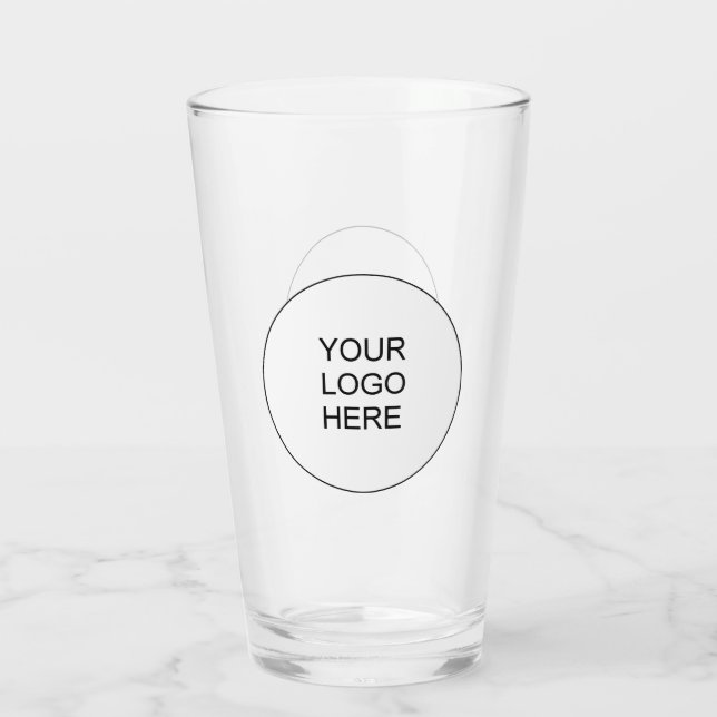 Text für Firmenlogo Mitarbeiter - Werbung für 16oz Glas (Rückseite)