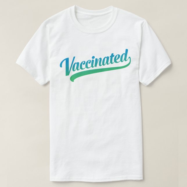 Text geimpfter Text T-Shirt (Design vorne)
