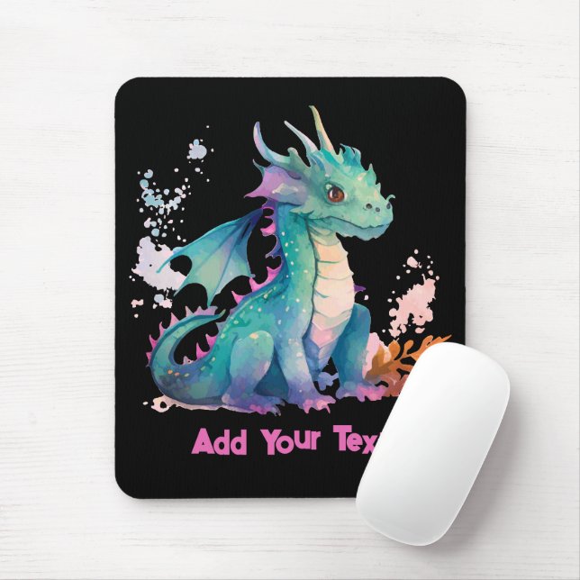Text hinzufügen - Maus Mousepad (Mit Mouse)