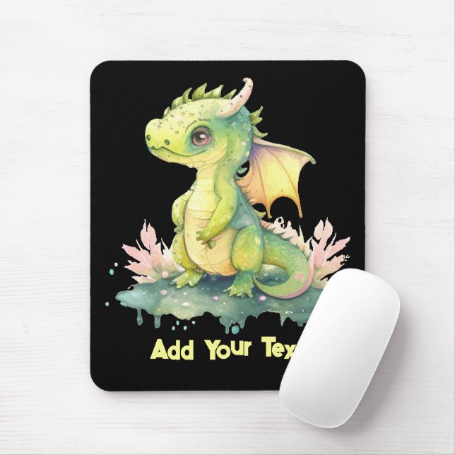Text hinzufügen - Maus Mousepad (Mit Mouse)