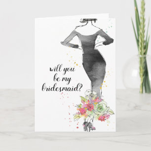 Text hinzufügen   Wild Apple   Chic Floral Dress Einladung