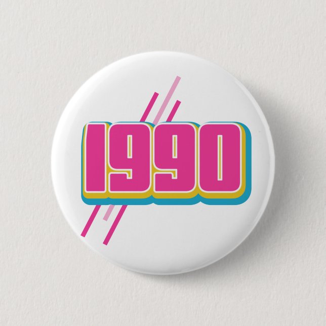 Text im Stil von 1990 Button (Vorderseite)