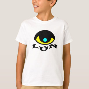 Text in Pijao: Lún und ein farbiges Auge T-Shirt