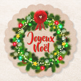 Text Joyeux Noël bearbeiten Untersetzer