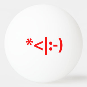 Text-Kunst Weihnachtselfemoticon-Weihnachten ASCII Tischtennisball