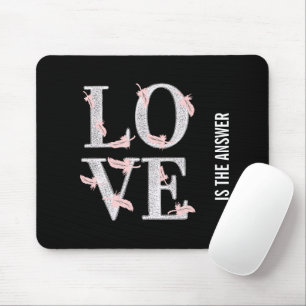 Text-LIEBE Mousepad