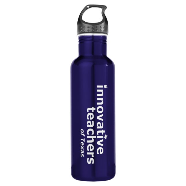 Text-Logo-Flasche Edelstahlflasche (Vorderseite)
