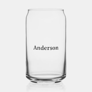 Text löschen Eigene Gestaltung ersetzen 16 oz Dosenglas