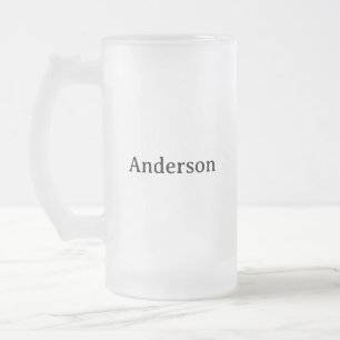 Text löschen Eigene Gestaltung ersetzen 16 oz Mattglas Bierglas