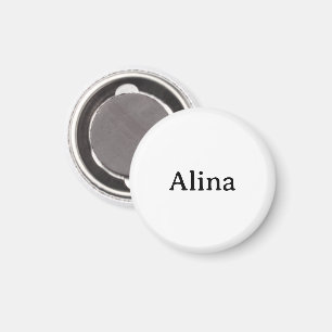 Text löschen, eigenes Design hinzufügen 1,25 Zoll Magnet