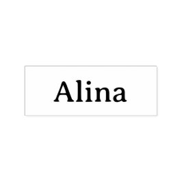 Text löschen, eigenes Design hinzufügen 1" x 2,5" Gummistempel