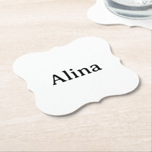 Text löschen, eigenes Design hinzufügen 4" x 4" Ha Untersetzer