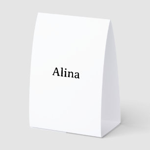 Text löschen, eigenes Design hinzufügen 4" X 6" Tischaufsteller