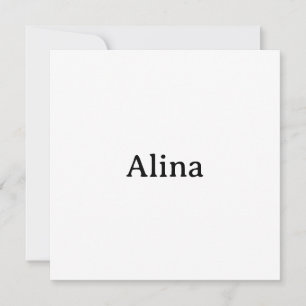 Text löschen, eigenes Design hinzufügen 5,25" quad Dankeskarte