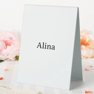 Text löschen, eigenes Design hinzufügen 6" X 8" Ku Tischaufsteller